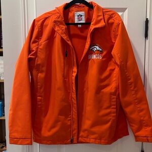 NFL Broncos Orange Full-Zip Jacket